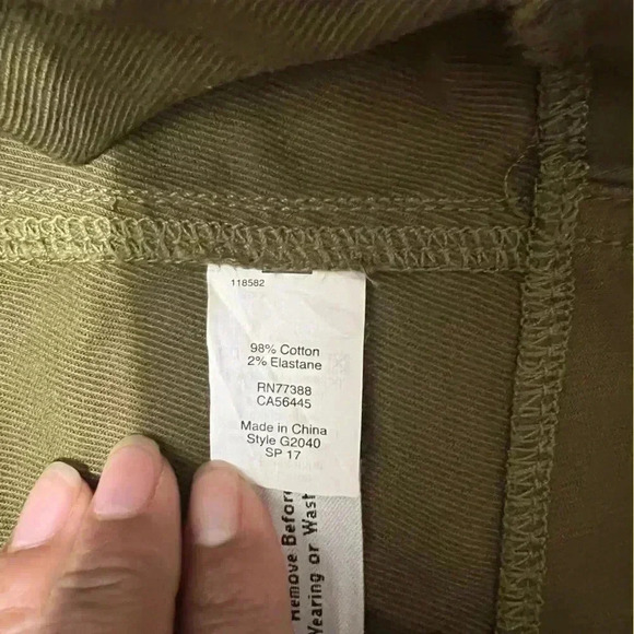 Madewell Olive Green Denim, Size 0, Mini Skirt, Great Condition, Great Quality - Picture 7 of 11